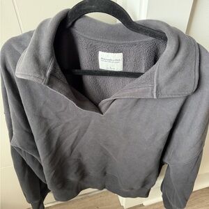 Abercrombie & Fitch Soft Gray Hoodie
